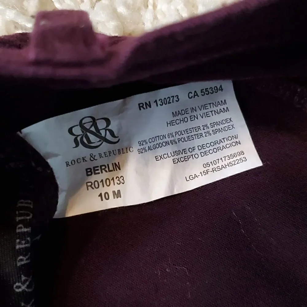 ROCK & REPUBLIC BERLIN SKINNY JEANS